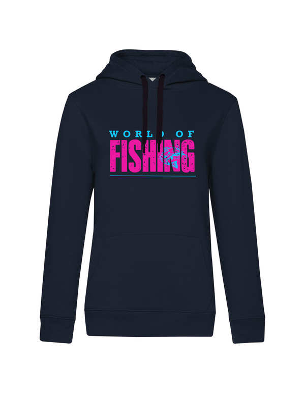 Hoodie Damen "Peace.Love.Fishing" - Wels