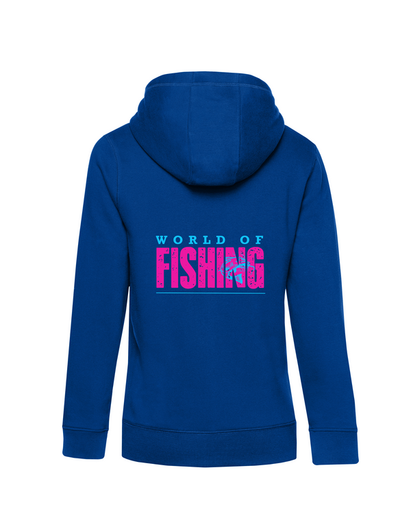 Zip-Hoodie Damen "World of Fishing" - Wels