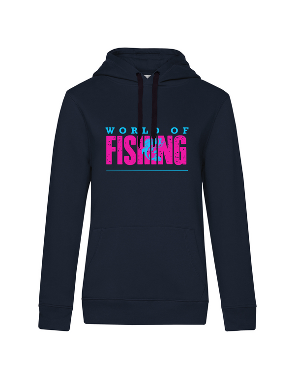 Hoodie Damen "World of Fishing" - Barsch