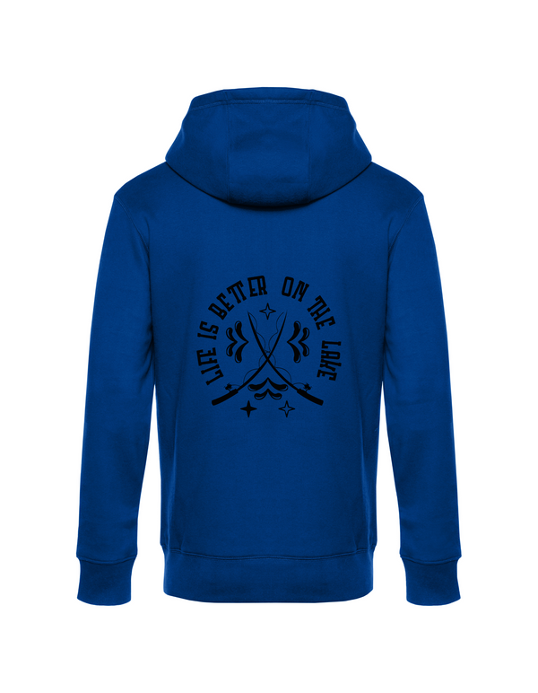 Zip-Hoodie Herren "Life is better on the lake"