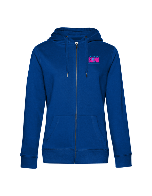 Zip-Hoodie Damen "World of Fishing" - Barsch