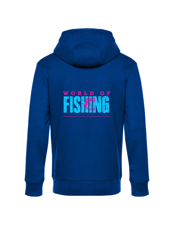 Zip-Hoodie Herren "World of Fishing" - Barsch