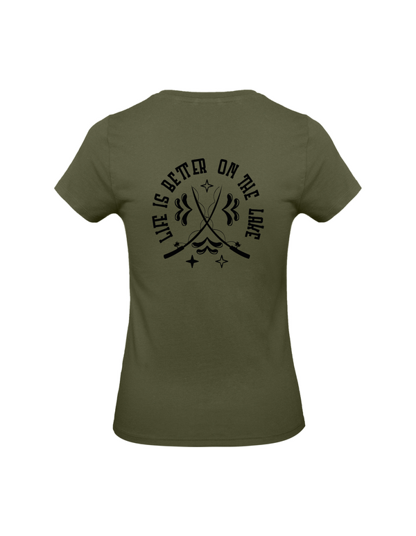 T-Shirt Damen "Life is better on the lake"