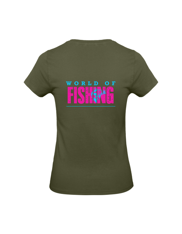 T-Shirt Damen "World of Fishing" - Zander