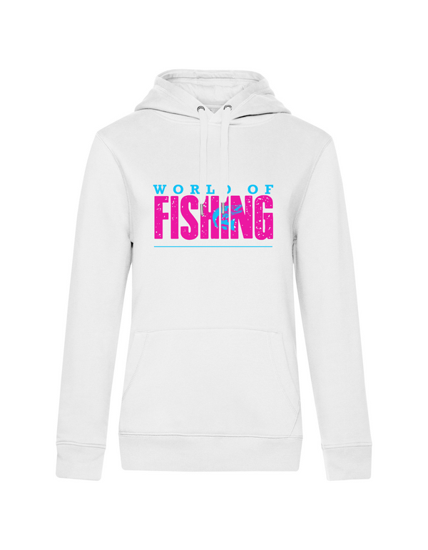 Hoodie Damen "World of Fishing" - Hecht