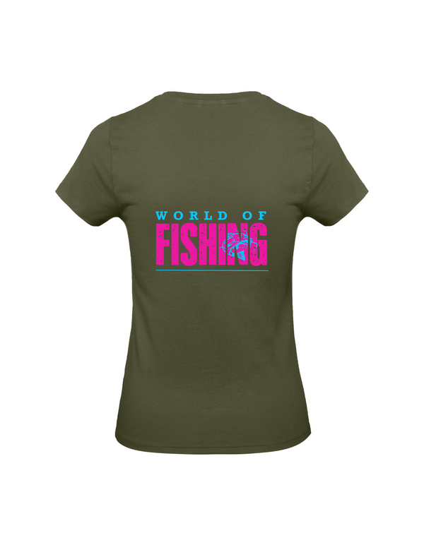 T-Shirt Damen "World of Fishing" - Wels