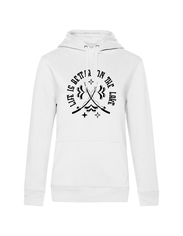 Hoodie Damen "Life is better on the lake"