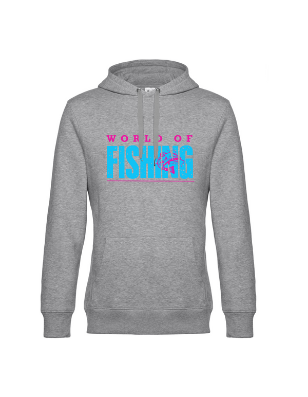 Hoodie Herren "World of Fishing" - Wels