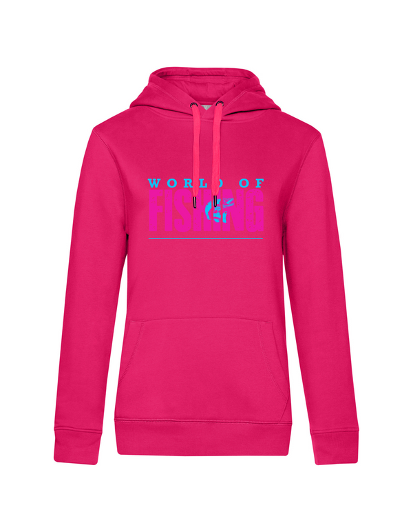 Hoodie Damen "World of Fishing" - Hecht