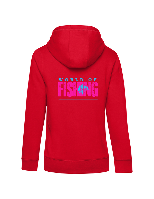 Zip-Hoodie Damen "World of Fishing" - Karpfen