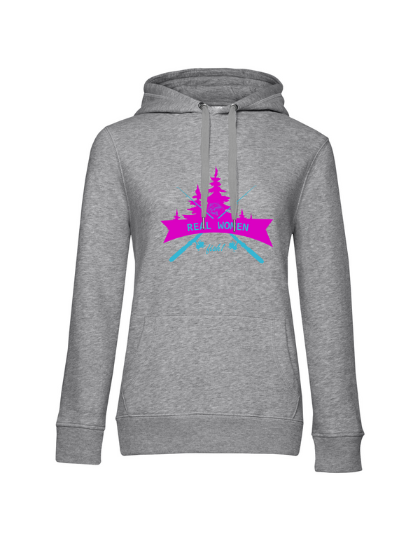 Hoodie Damen "Real women fish" - Wels