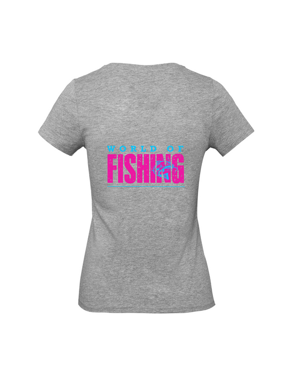 T-Shirt Damen "World of Fishing" - Wels