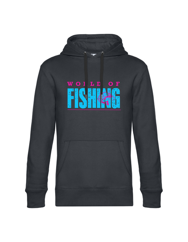 Hoodie Herren "World of Fishing" - Wels