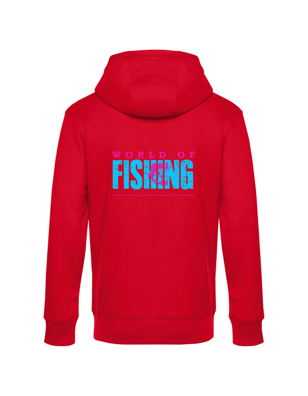 Zip-Hoodie Herren "World of Fishing" - Barsch