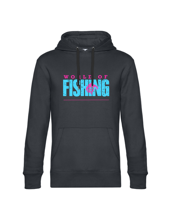 Hoodie Herren "World of Fishing" - Karpfen