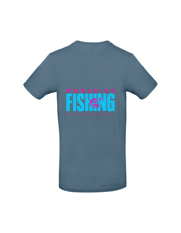 T-Shirt Herren "World of Fishing" - Hecht