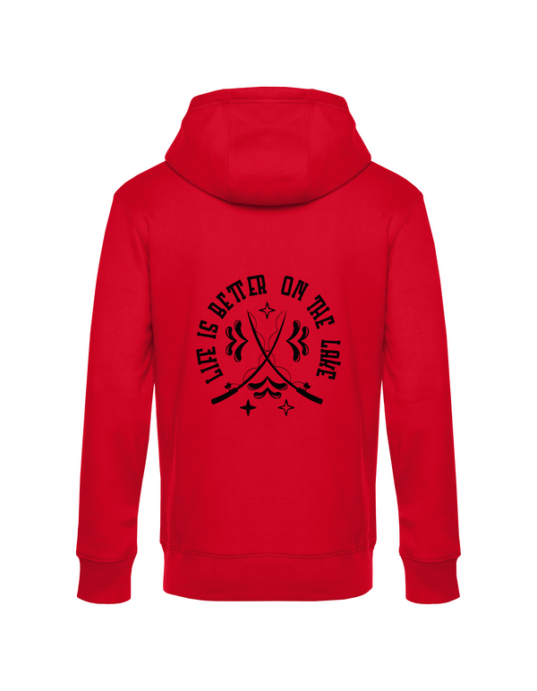 Zip-Hoodie Herren "Life is better on the lake"