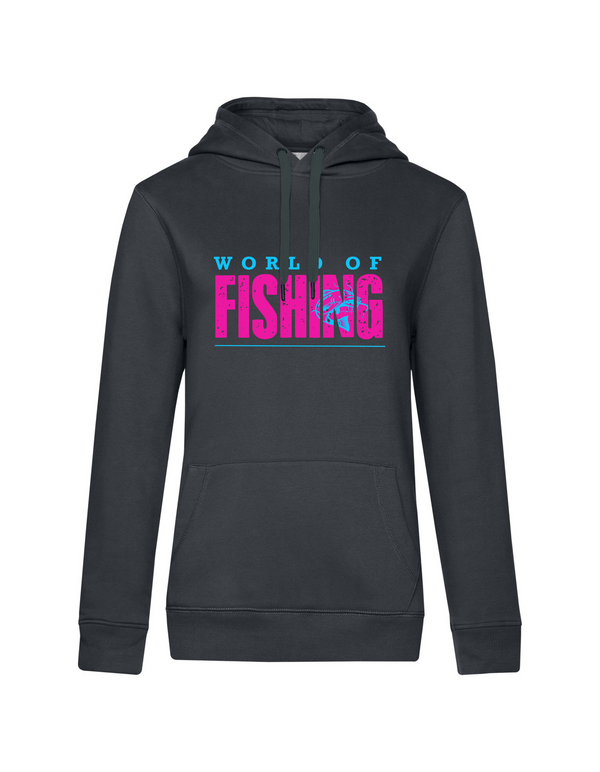 Hoodie Damen "Peace.Love.Fishing" - Wels