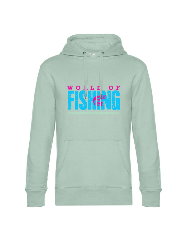 Hoodie Herren "World of Fishing" - Hecht