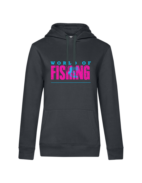 Hoodie Damen "World of Fishing" - Barsch