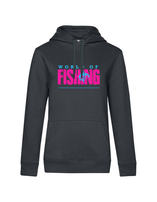 Hoodie Damen "World of Fishing" - Karpfen