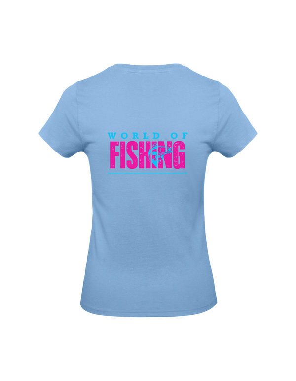 T-Shirt Damen "World of Fishing" - Zander