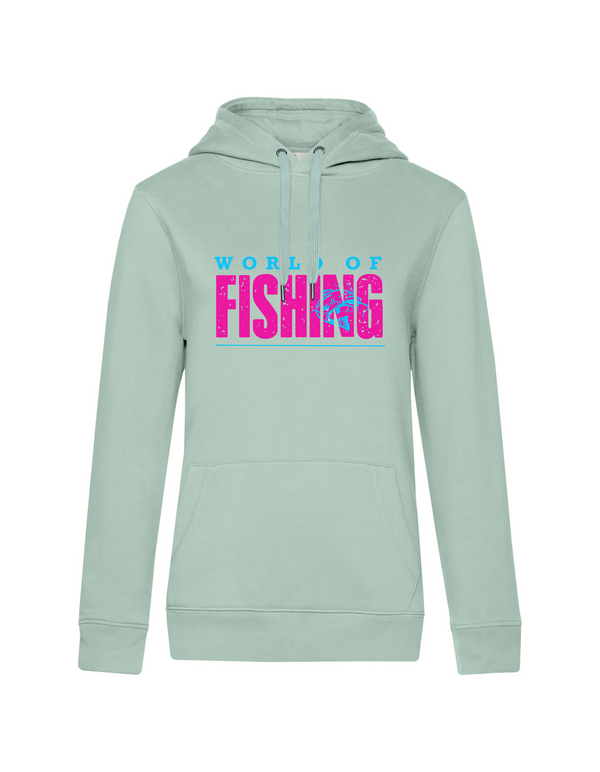 Hoodie Damen "Peace.Love.Fishing" - Wels