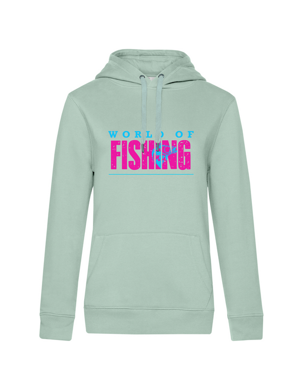 Hoodie Damen "World of Fishing" - Zander