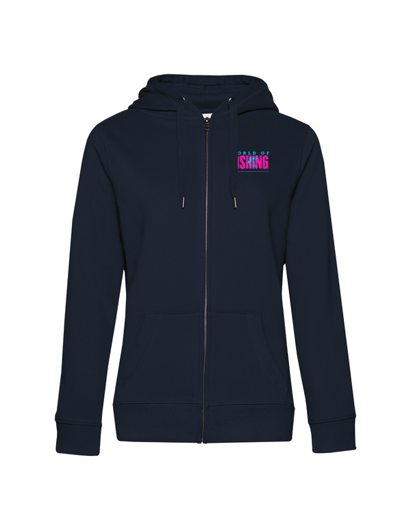 Zip-Hoodie Damen "World of Fishing" - Barsch