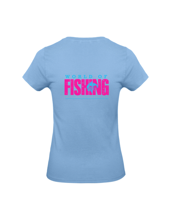 T-Shirt Damen "World of Fishing" - Karpfen