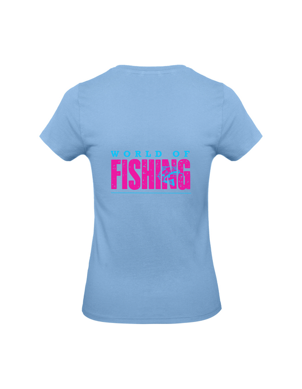 T-Shirt Damen "World of Fishing" - Wels