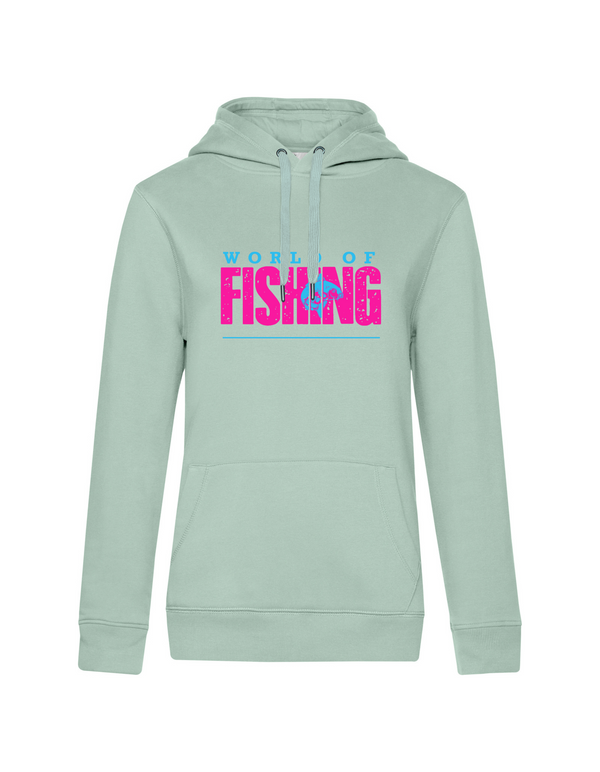 Hoodie Damen "World of Fishing" - Karpfen