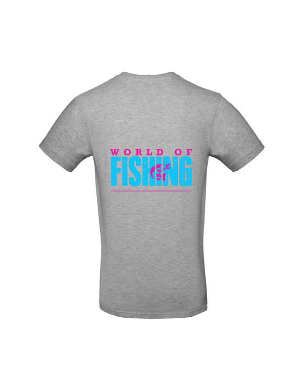 T-Shirt Herren "World of Fishing" - Hecht