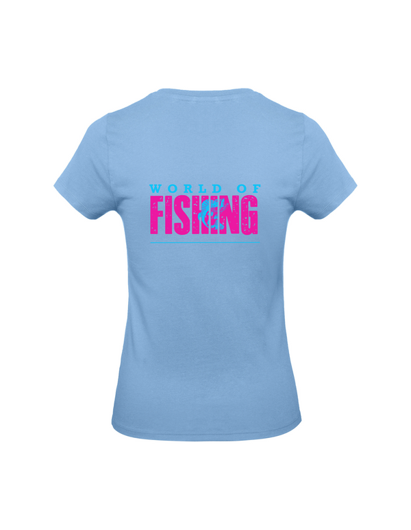 T-Shirt Damen "World of Fishing" - Barsch