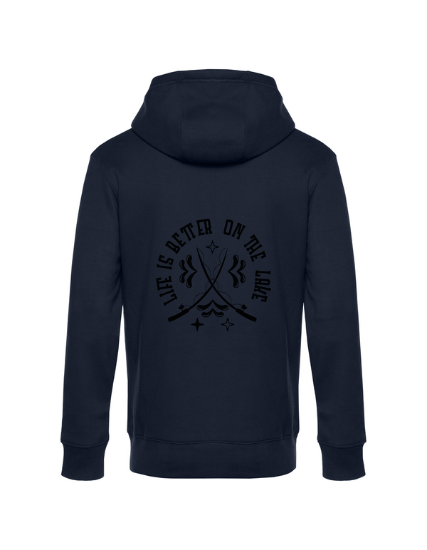 Zip-Hoodie Herren "Life is better on the lake"