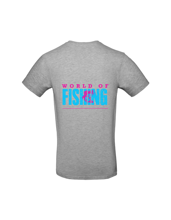 T-Shirt Herren "World of Fishing" - Barsch