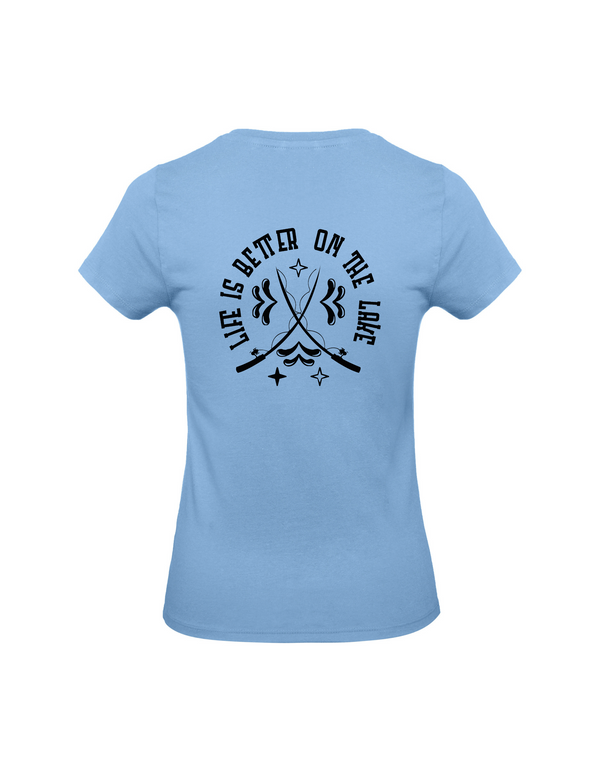 T-Shirt Damen "Life is better on the lake"