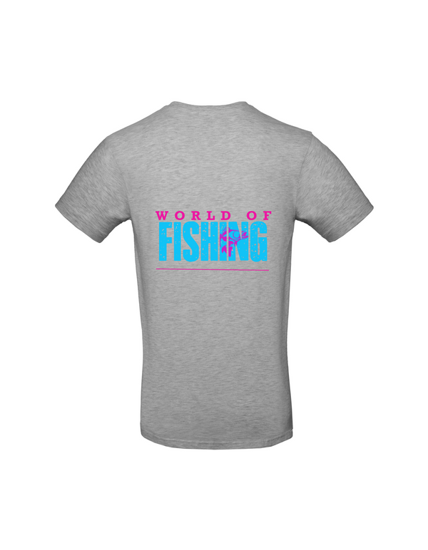 T-Shirt Herren "World of Fishing" - Zander