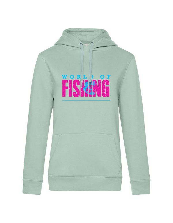 Hoodie Damen "World of Fishing" - Barsch