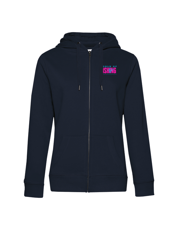 Zip-Hoodie Damen "World of Fishing" - Zander