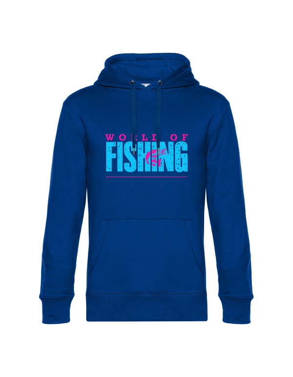 Hoodie Herren "World of Fishing" - Hecht